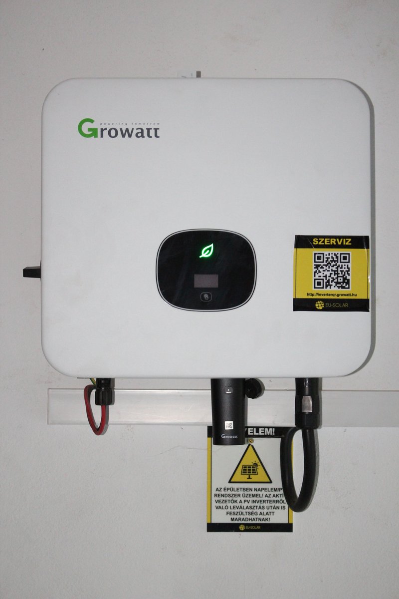 A Growatt string inverter — a popular budget choice in the Philippines